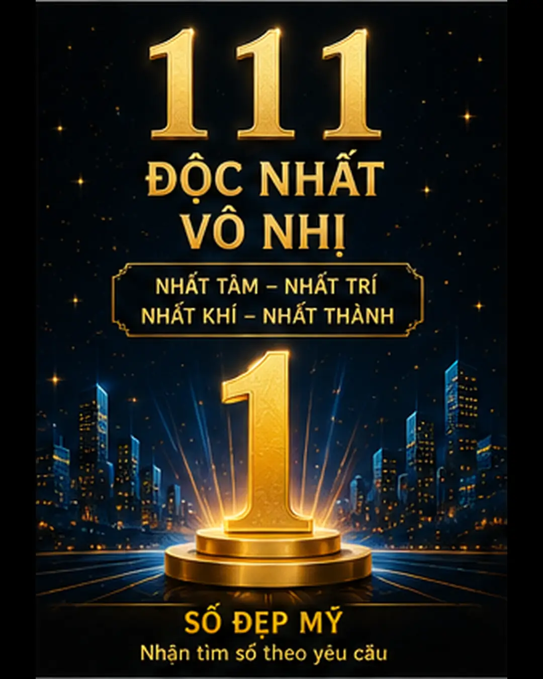 Ý nghĩa số 111 – Tam hoa 1, gọn và dễ nhớ trong số điện thoại