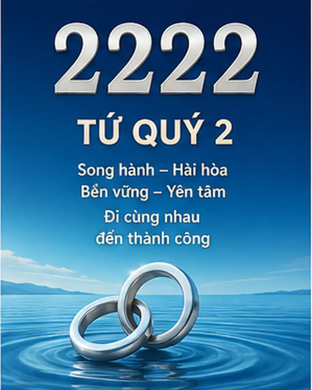 Ý nghĩa số 2222 – Tứ quý 2, nhịp số đẹp cho cặp đôi và gia đình