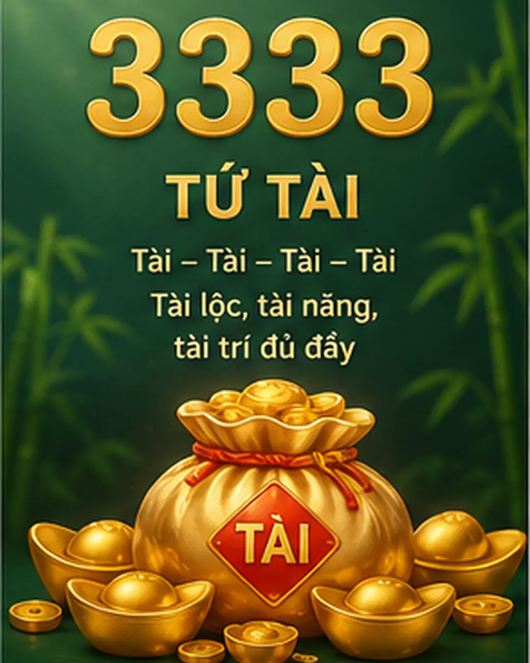Ý nghĩa số 3333 – Tứ Tài, tứ quý 3 dễ nhớ và có chất riêng
