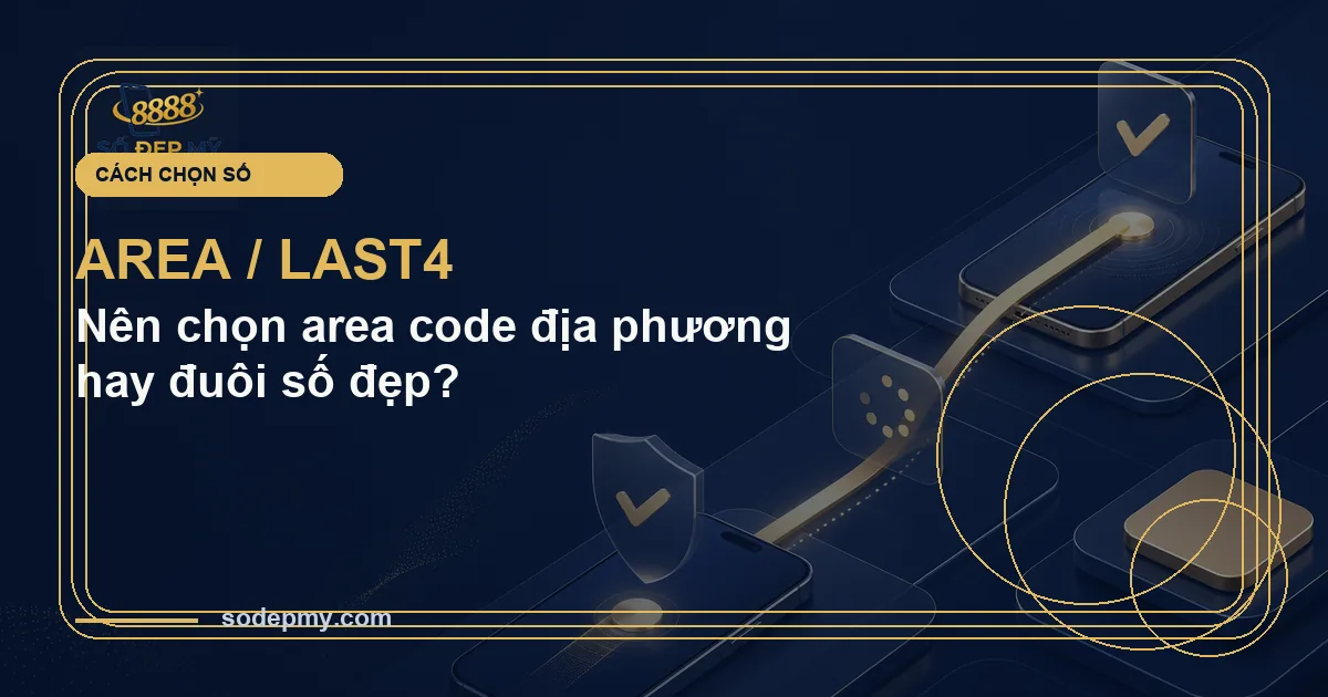 Nên chọn area code địa phương hay đuôi số đẹp?
