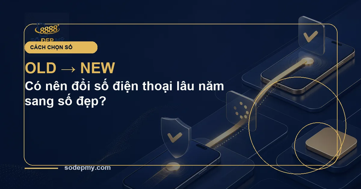 Có nên đổi số điện thoại lâu năm sang số đẹp?