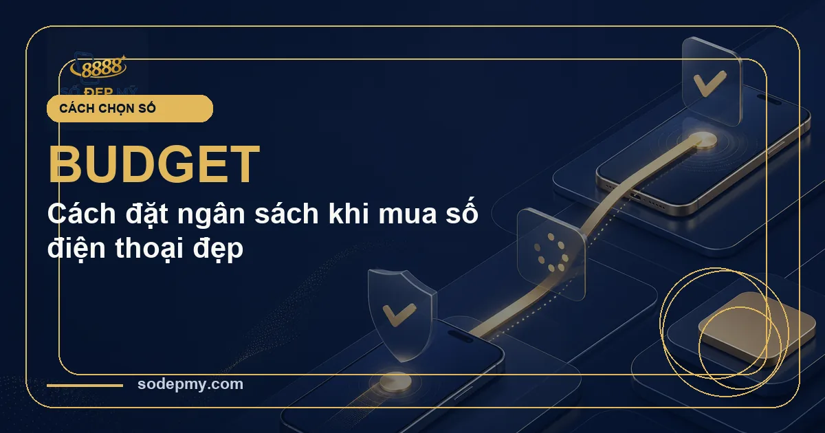 Cách đặt ngân sách khi mua số điện thoại đẹp