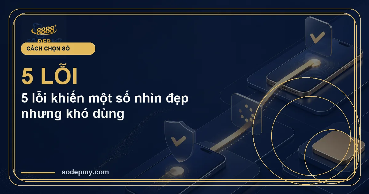 5 lỗi khiến một số nhìn đẹp nhưng khó dùng